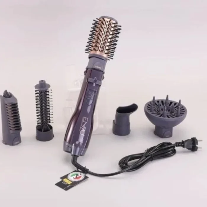 سشوار چرخشی انزو مدل ENZO EN-4136 (Nano Brush) | سشوار برس‌دار 5 کاره حرفه‌ای 1500 وات - Image 5