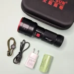 چراغ قوه شارژی اسمال سان مدل ZY-T277 با برد 500 متر و باتری 7800 میلی‌آمپرساعتی - Image 4