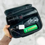 چراغ قوه شارژی اسمال سان مدل ZY-T312 با نور 7000 لومن، برد 1200 متر و پاوربانک - Image 2
