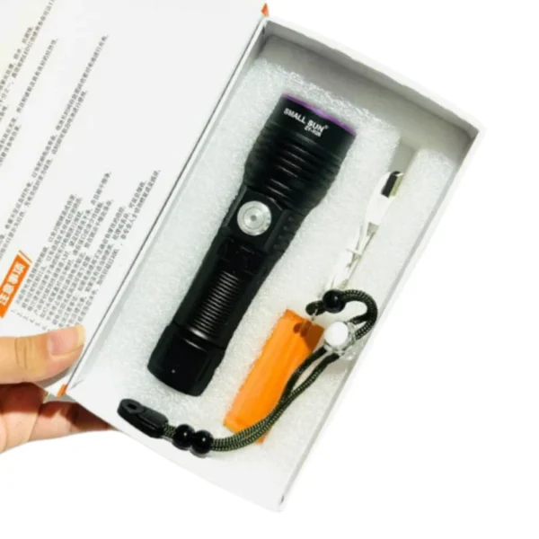 چراغ قوه یووی اسمال سان مدل ZY-H26 | چراغ قوه UV با طول موج 395 نانومتر - تصویر 3