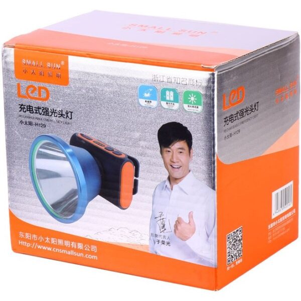 چراغ پیشانی اسمال سان مدل ZY-H129 نور مهتابی با برد 400 متر - تصویر 4