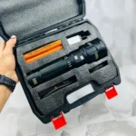 چراغ قوه حرفه‌ای اسمال سان ZY-T600  شدت 5000 لومن زوم دار  | ضد آب، پاوربانک و LED SFT40 - Image 3