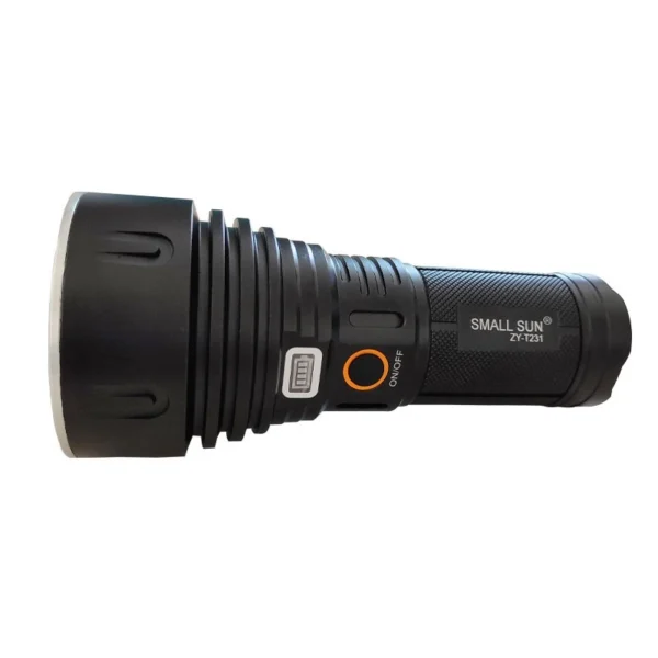 چراغ قوه شارژی اسمال سان مدل ZY-T231 با نور 6000 لومن و برد 900 متر | Small Sun - تصویر 4
