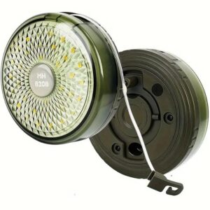 چراغ چادر ریسه‌ای شارژی 10 متری مدل MH-8208 با پاوربانک و شارژ Type-C