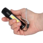 چراغ قوه اسمال سان مدل ZY-R911 شارژی با لامپ جانبی و قابلیت زوم | Small Sun