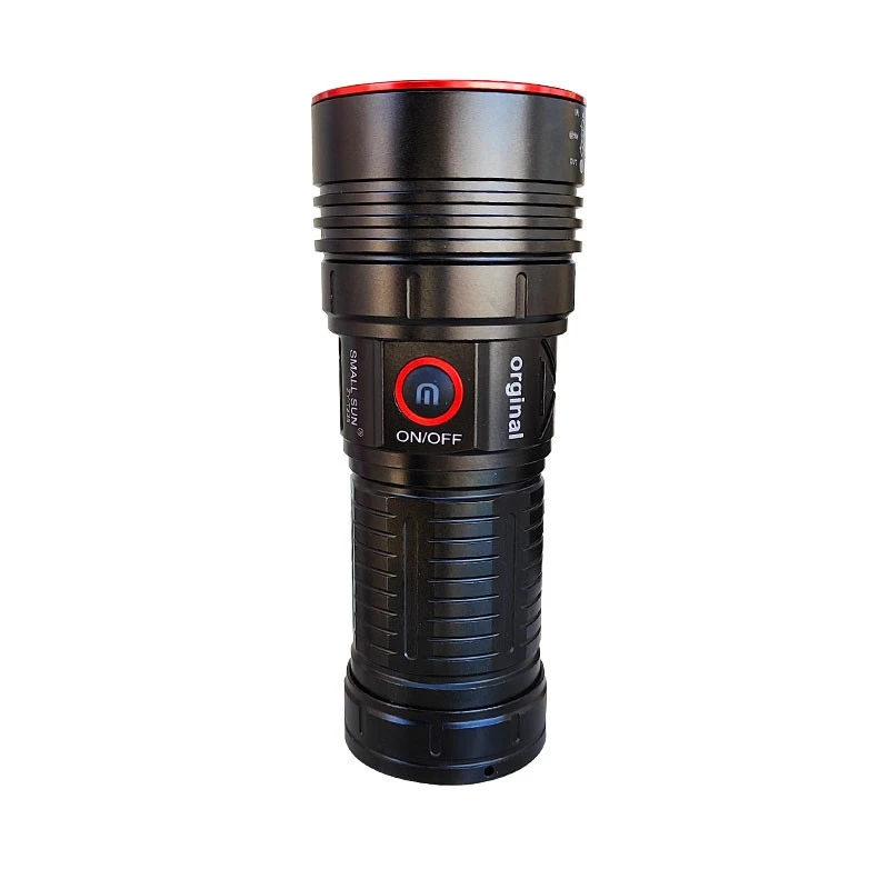 چراغ قوه اسمال سان مدل ZY-T235 پلیسی شارژی با برد نور 700 متر و قابلیت زوم | Small Sun ZY-T235