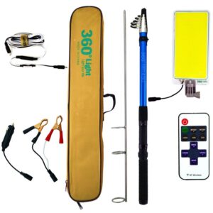 چراغ لنسری کمپینگ 360 لایت مدل L800 با پایه تلسکوپی 5 متری | Lancer Light L800