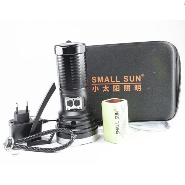 چراغ قوه دستی اسمال سان مدل ZY-T181 با نور 2000 لومن و برد 800 متر | Small Sun - تصویر 3