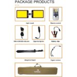 پنل روشنایی کمپینگ کانپکس 12000 لومن مدل چندمنظوره | Conpex Camping Light 60W - Image 4