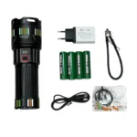 چراغ قوه پلیسی زوم دار اسمال سان مدل ZY-T273 با نور 5000 لومن و برد 500 متر - Image 2