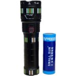چراغ قوه اسمال سان مدل ZY-T292 شارژی زوم دار با برد نور 1000 متر و باتری 24000 میلی‌آمپرساعت | SmallSun ZY-T292 - Image 3