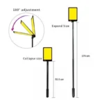 پروژکتور کمپینگ لنسری کانپکس مدل CONPEX FR-24 COB پایه‌دار 600 وات با نور 6900 لومن - Image 6